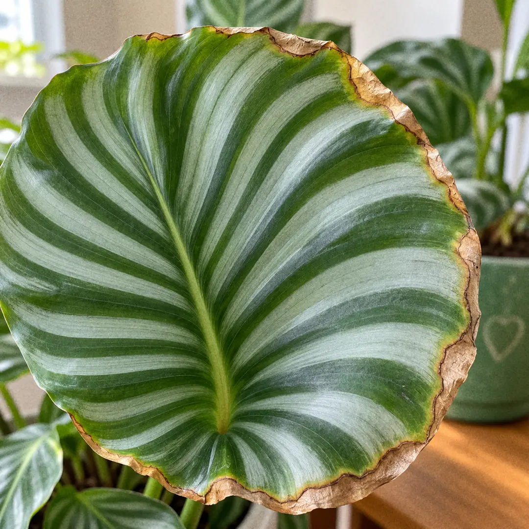 Calathea Orbifolia Brown Edges (Crispy Leaves, Curling and How to Fix Them)